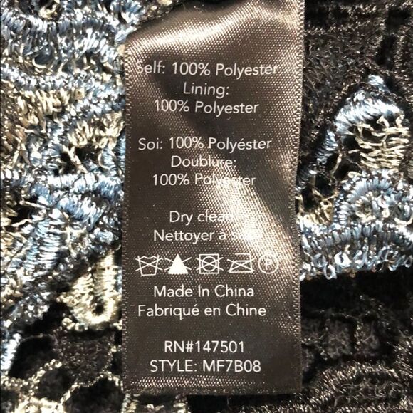 𝅺KOBI Halperin Lynn Embroidered Lace Bell Sleeve Blouse Size M - Picture 12 of 14